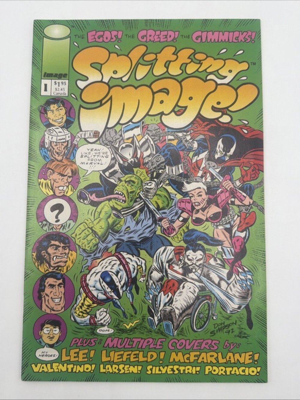 Splitting Image #1 ~ NEAR MINT NM ~ 1993 Image Comics